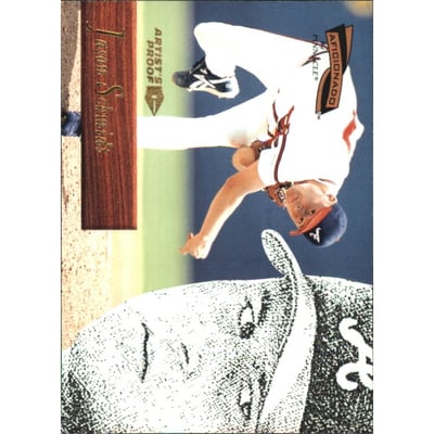 1996 Pinnacle Aficionado Artist's Proofs #162 Jason Schmidt