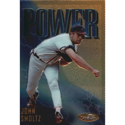 1997 Finest Embossed #350 John Smoltz G