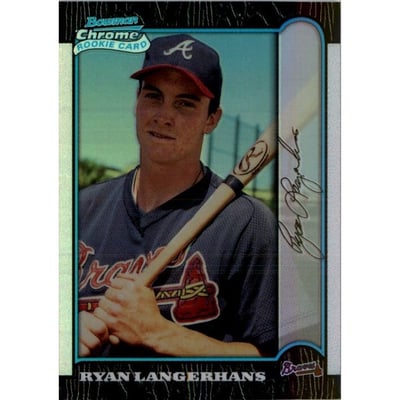 1999 Bowman Chrome Refractors #416 Ryan Langerhans