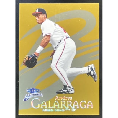 1999 Fleer Brilliants Gold #6G Andres Galarraga /99