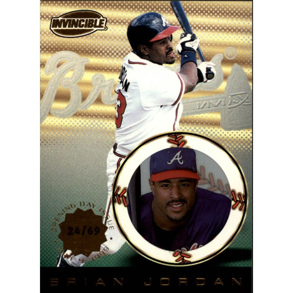 1999 Pacific Invincible Opening Day #14 Brian Jordan