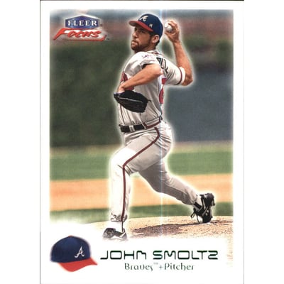 2000 Fleer Focus Masterpiece Mania #37 John Smoltz