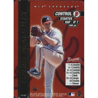 2000 MLB Showdown 1st Edition #41 Greg Maddux FOIL *