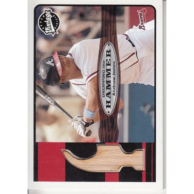 2003 Upper Deck Vintage Dropping the Hammer #AJ Andruw Jones