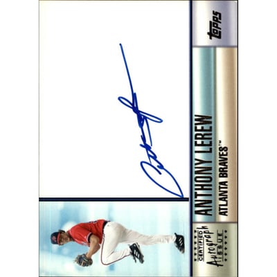 2006 Topps Autographs #AL Anthony Lerew H