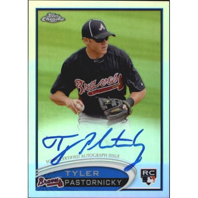 2012 Topps Chrome Rookie Autographs Refractors #183 Tyler Pastornicky
