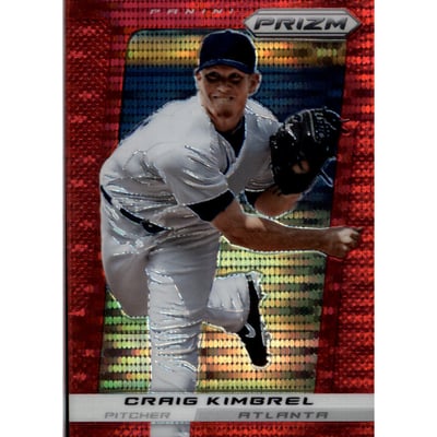 2013 Panini Prizm Prizms Red Pulsar #80 Craig Kimbrel