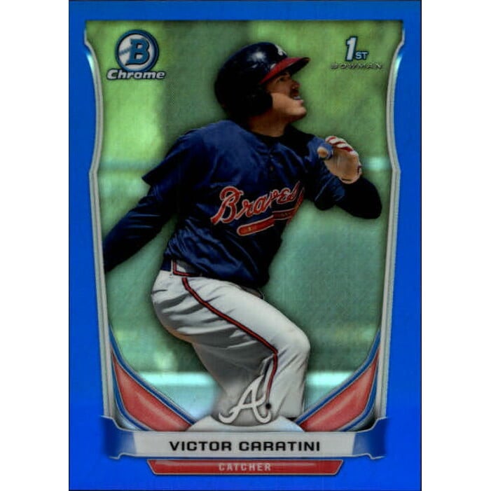 2014 Bowman Chrome Prospects Series 2 Blue Refractors #BCP90 Victor Caratini