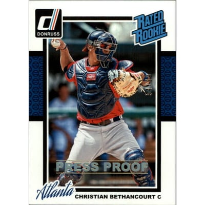 2014 Donruss Press Proofs Gold #248 Christian Bethancourt