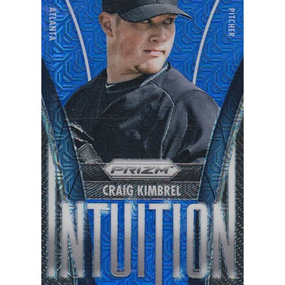 2014 Panini Prizm Intuition Prizms Blue Mojo #11 Craig Kimbrel