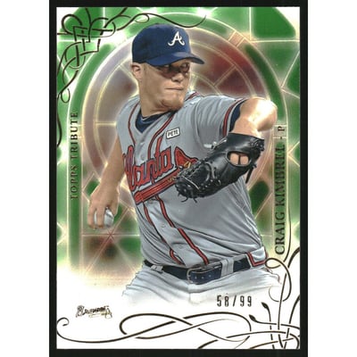 2015 Topps Tribute Green #72 Craig Kimbrel
