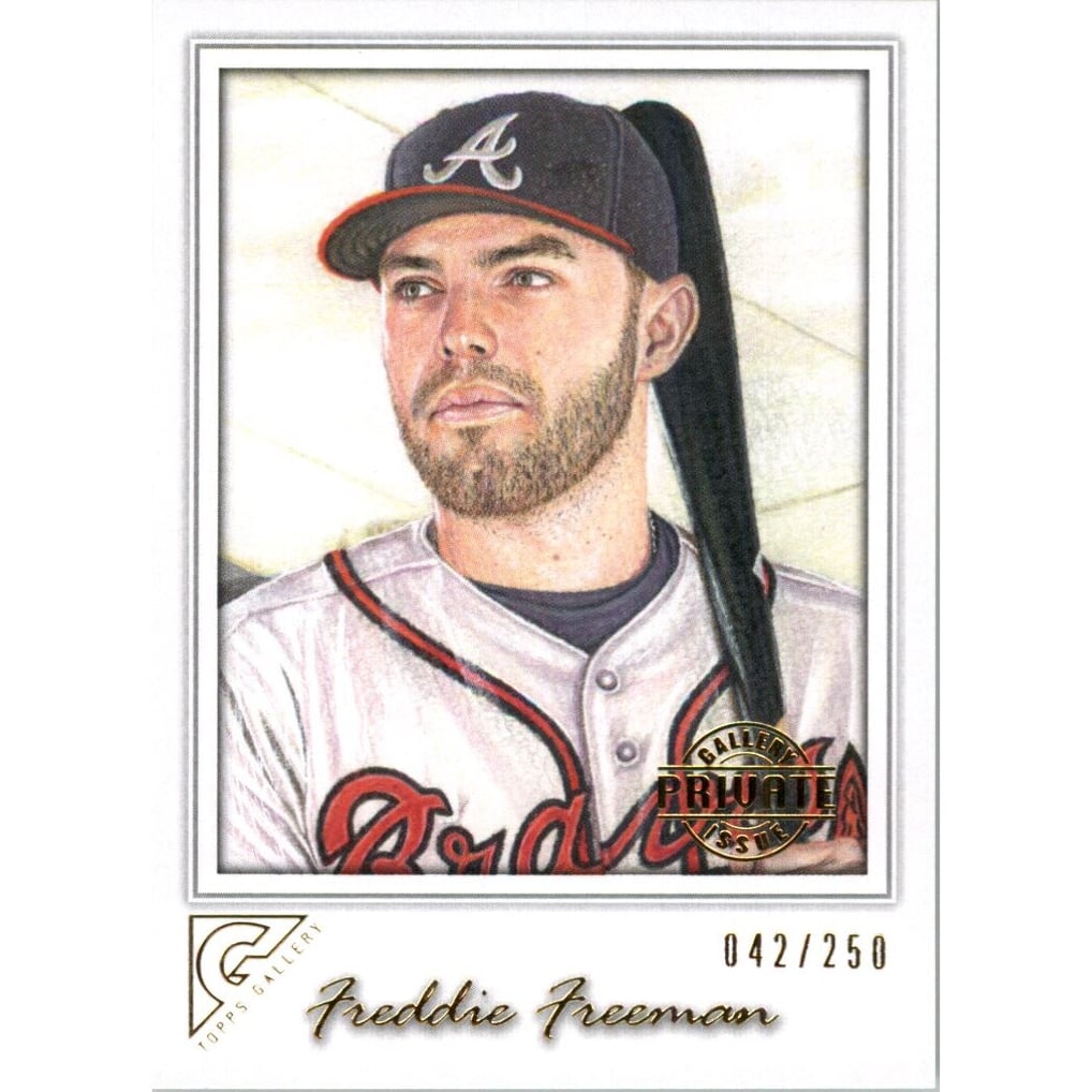 2017 Topps Gallery Private Issue #80 Freddie Freeman