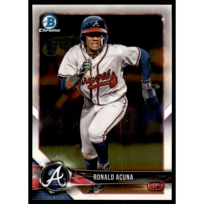 2018 Bowman Chrome Prospects #BCP1 Ronald Acuna
