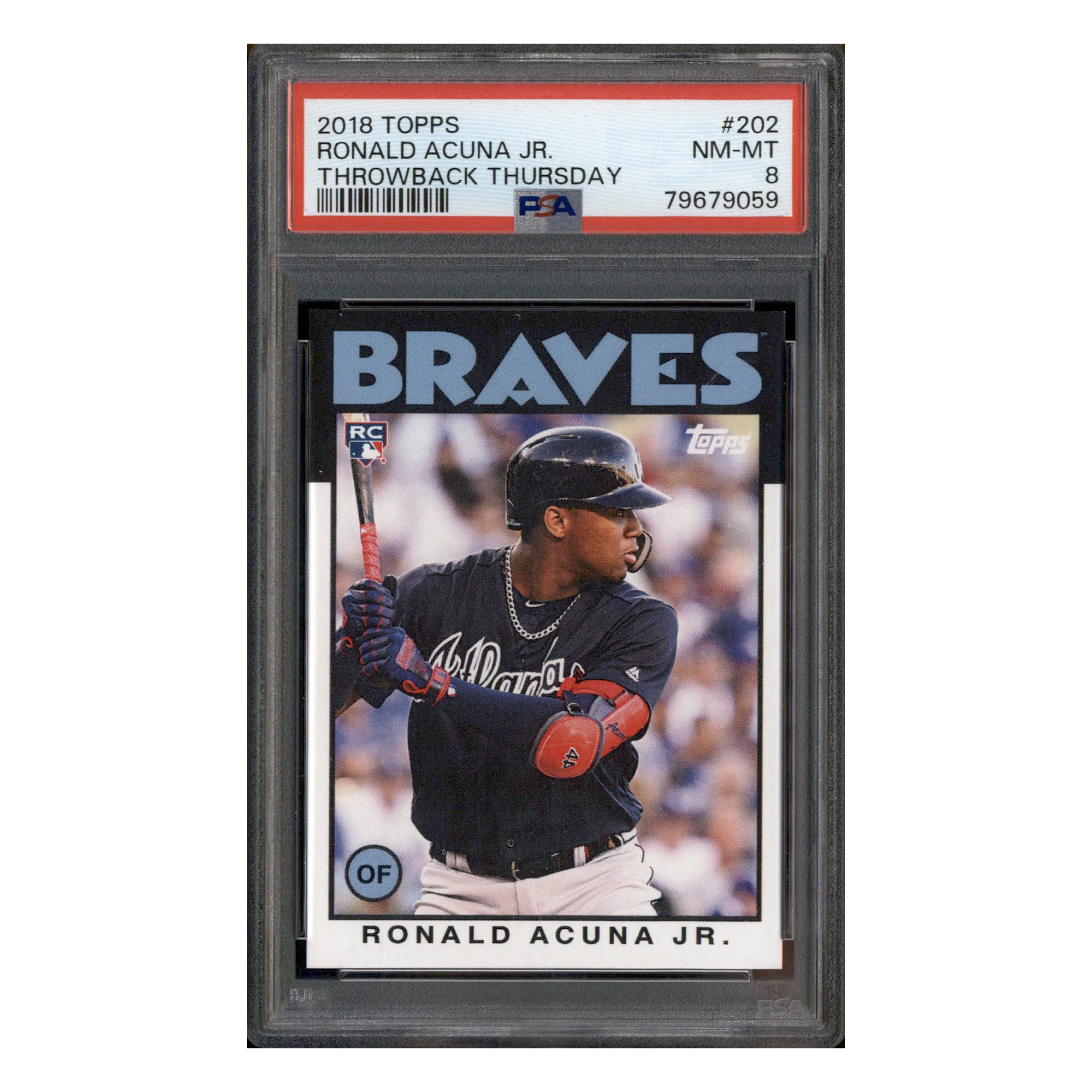 Ronald Acuna Jr. RC 2018 Topps Chrome Baseball ルーキーカード 