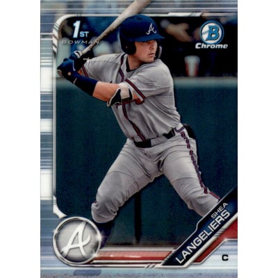 2019 Bowman Chrome Draft Refractors #BDC67 Shea Langeliers