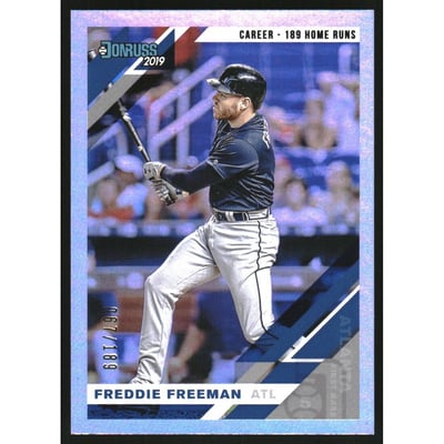 2019 Donruss Career Stat Line #175 Freddie Freeman/189
