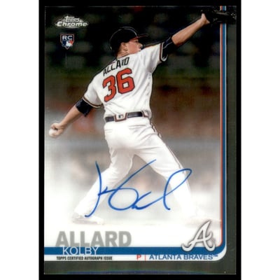 2019 Topps Chrome Rookie Autographs #RAKA Kolby Allard