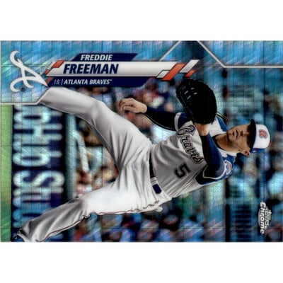 2020 Topps Chrome Prism Refractors #131 Freddie Freeman