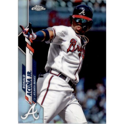 2020 Topps Chrome Refractors #112 Ronald Acuna Jr.