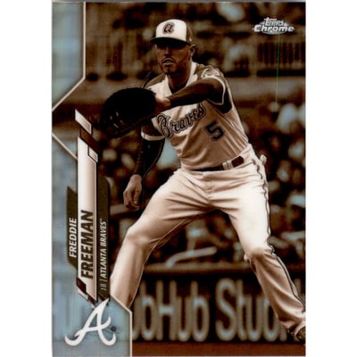 2020 Topps Chrome Sepia Refractors #131 Freddie Freeman