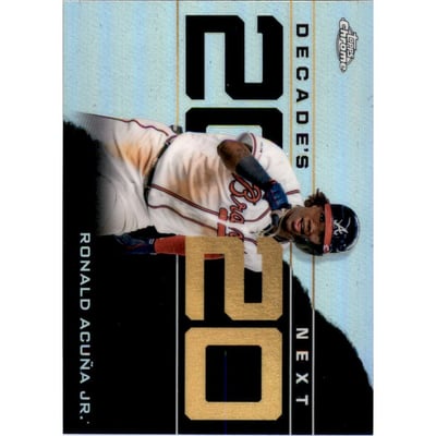 2020 Topps Chrome Update Decade's Next #DNC5 Ronald Acuna Jr.