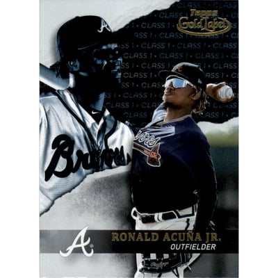 2020 Topps Gold Label Class 1 Black #8 Ronald Acuna Jr.
