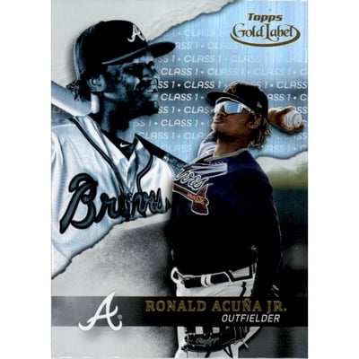 2020 Topps Gold Label Class 1 #8 Ronald Acuna Jr.