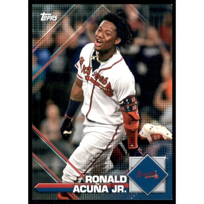 2020 Topps Heritage '20 Sticker Collection Preview #8 Ronald Acuna Jr.