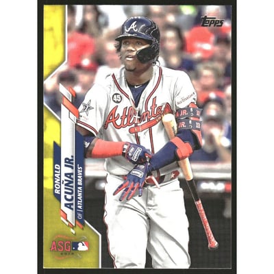 2020 Topps Update Walgreens Yellow #U145 Ronald Acuna Jr. AS