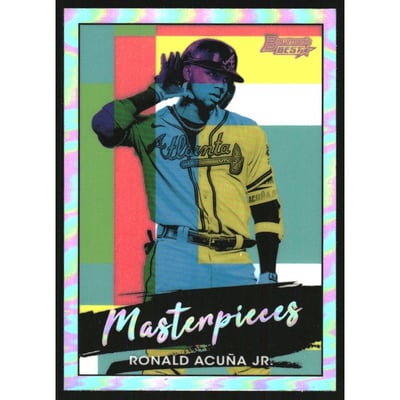 2021 Bowman's Best Bowman Masterpieces #BM10 Ronald Acuna Jr.