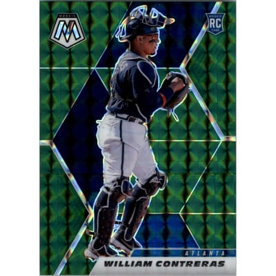 2021 Panini Mosaic Mosaic Green #201 William Contreras