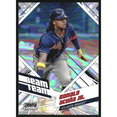 2021 Stadium Club Chrome Beam Team #BTC11 Ronald Acuna Jr.