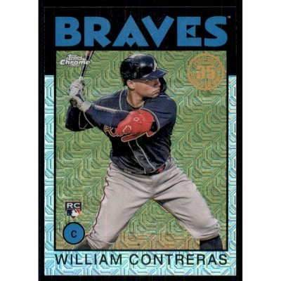 2021 Topps '86 Topps Silver Pack Chrome Series 2 #86TC98 William Contreras