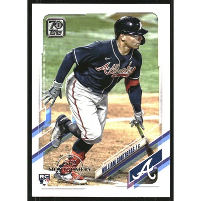 2021 Topps Factory Set 582 Montgomery Club #390 William Contreras