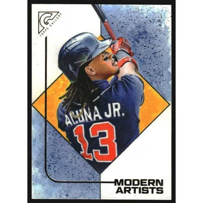 2021 Topps Gallery Modern Artists #MA2 Ronald Acuna Jr.