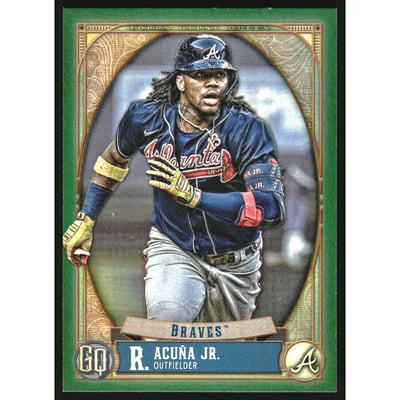 2021 Topps Gypsy Queen Green #277 Ronald Acuna Jr.