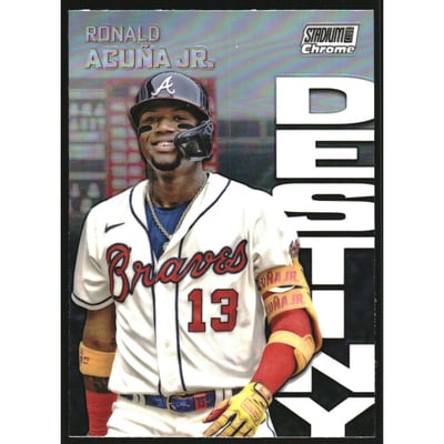 2022 Stadium Club Chrome Dynasty and Destiny #2B Ronald Acuna Jr.