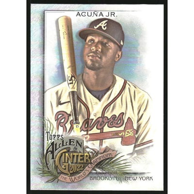 2022 Topps Allen and Ginter Silver Portrait #14 Ronald Acuna Jr.