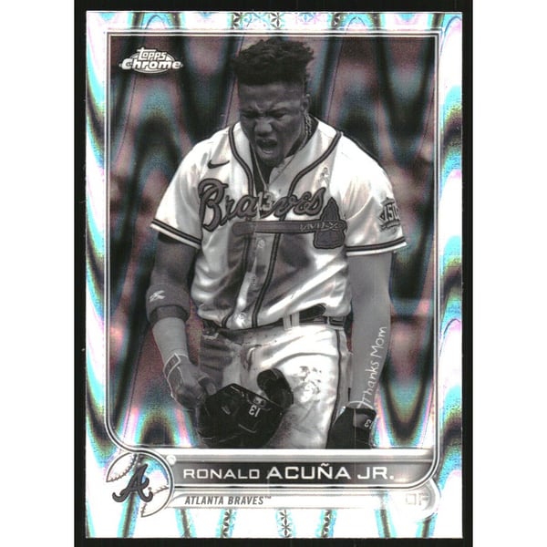 2022 Topps Chrome Sonic Black and White RayWave Refractors #165 