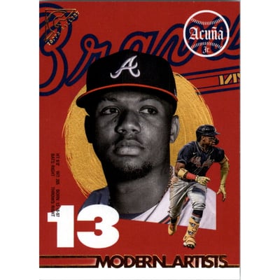 2022 Topps Gallery Modern Artists #MA1 Ronald Acuna Jr.