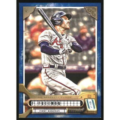 2022 Topps Gypsy Queen Indigo #143 Freddie Freeman