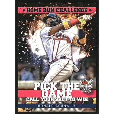 2022 Topps Home Run Challenge Code Cards #HRC9 Ronald Acuna Jr.