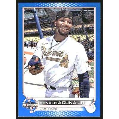 2022 Topps Update '22 All Star Game Blue #ASG17 Ronald Acuna Jr.
