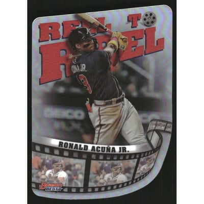 2023 Bowman's Best Reel to Reel Die Cut #RR5 Ronald Acuna Jr.