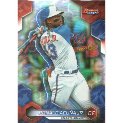 2023 Bowman's Best Refractors #18 Ronald Acuna Jr.
