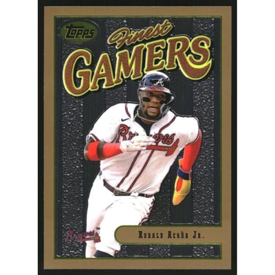2023 Finest Flashbacks #48 Ronald Acuna Jr. FG