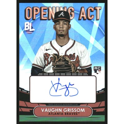 2023 Topps Big League Opening Act Autographs #OAAVG Vaughn Grissom