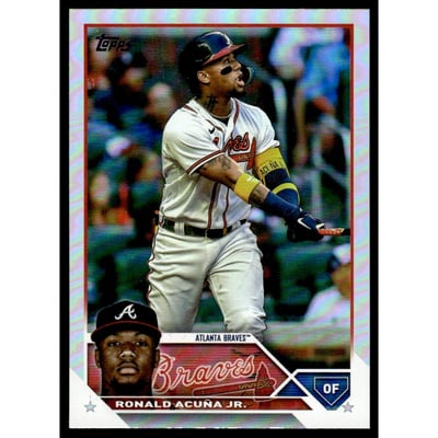 2023 Topps Rainbow Foil #150 Ronald Acuna Jr.
