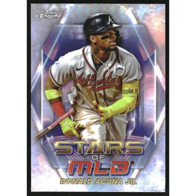 2023 Topps Stars of MLB Chrome #SMLBC3 Ronald Acuna Jr.