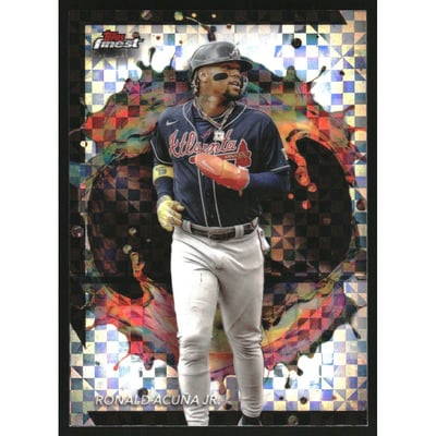 2024 Finest Checkerboard Refractors #227 Ronald Acuna Jr.